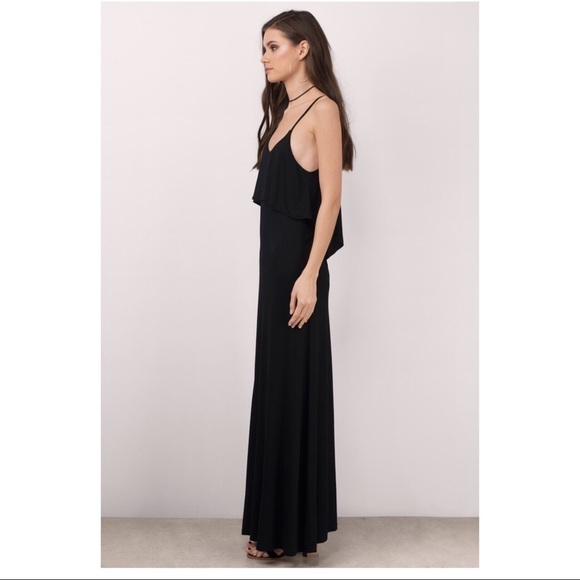 TOBI BEYOND THE SEA BLACK MAXI DRESS - Picture 4 of 8